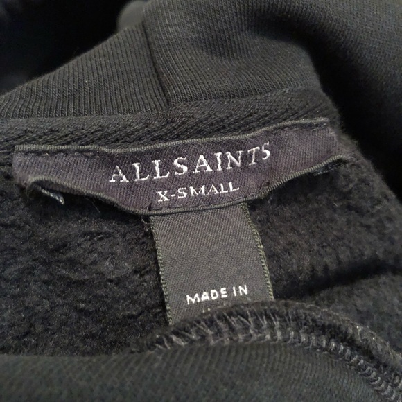 All Saints Talon Underground Sequin Oversized Hoody Hoodie AllSaints - Picture 8 of 11